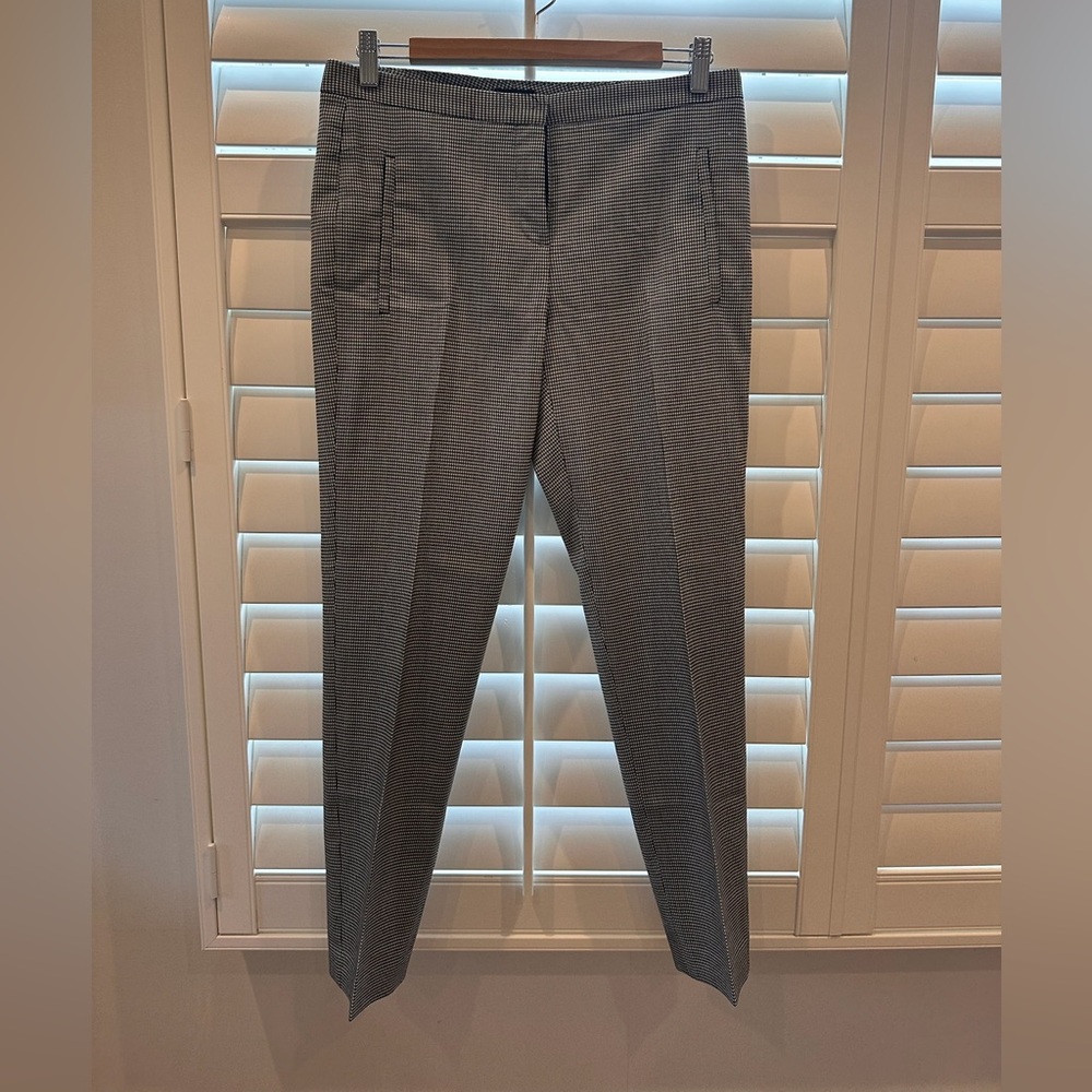 Theory houndstooth trousers